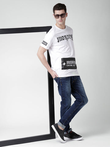ALCOTT NAVY WASHED JOHNNY SKINNY FIT JEANS
