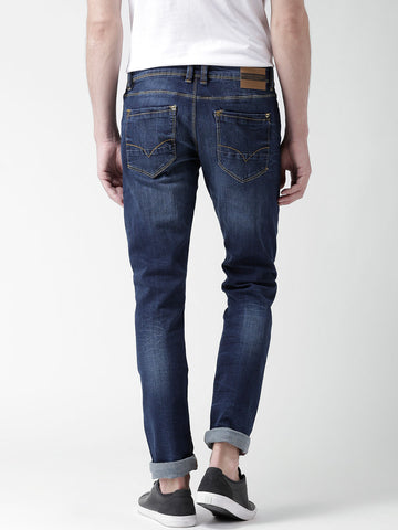 ALCOTT NAVY WASHED JOHNNY SKINNY FIT JEANS