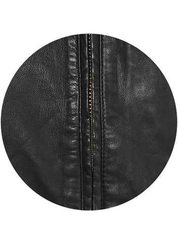 BLACK LEATHER JACKET